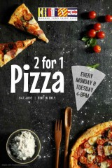 2 for 1 Pizza