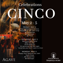 Cinco de Mayo Weekend at Agave