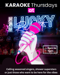 Karaoke Thursdays at Lucky Rabbit