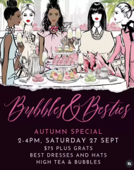 Bubbles & Besties is back for the autumn season.