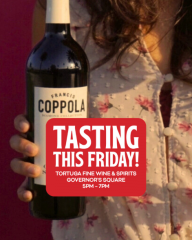 Wine tasting this Friday 5 September