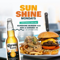 Kick off your week with Sunshine Mondays at Sunshine Grill!