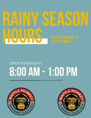 Come enjoy your favorite waffles, coffee, and good vibes every day