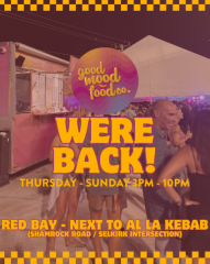 Serving your favorites again, come find us in red bay.