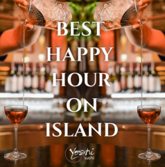 Join us for Sushi and Happy Hour!