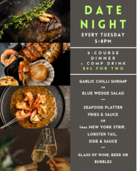 Date Night Every Tuesday 5-8pm