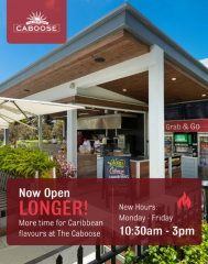 Good news for everyone who loves Caribbean flavours at lunchtime.