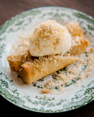 Apple Pie Spring Roll