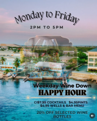 Kick-off Happy Hour by the Sea!