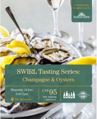 Champagne-tasting experience CI$ 95 per person
