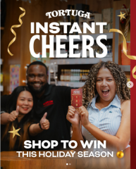 A little holiday spirit goes a long way at #Tortuga