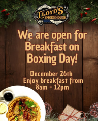 Boxing Day plans? We’ve got breakfast covered