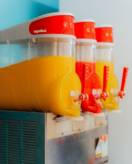 Hot day cool drink at Waffle Monkey