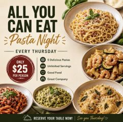 All-You-Can-Eat Pasta Night