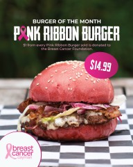 Pink Ribbon Burger